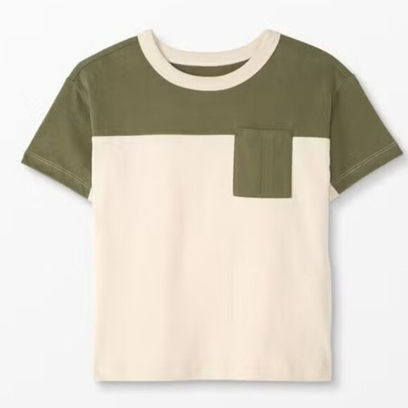HANNA ANDERSSON Short Sleeve Pocket Tee Tshirt Top - 130 (8) - (NEW) - Picture 1 of 6